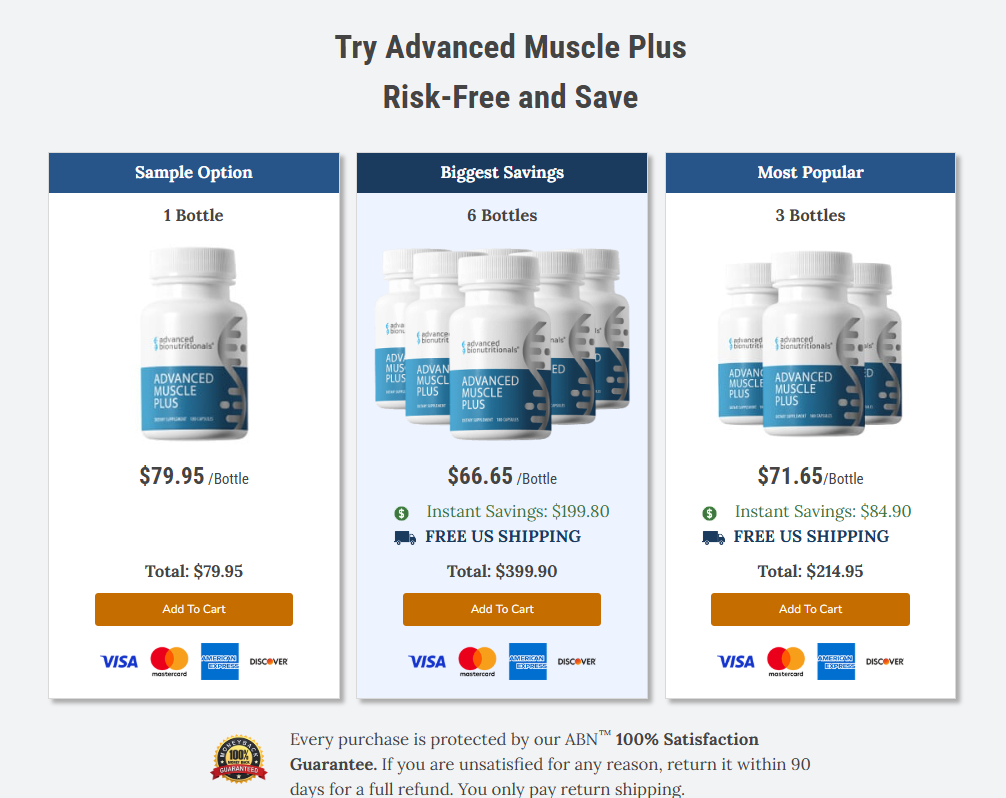Advanced muscle plus buy option