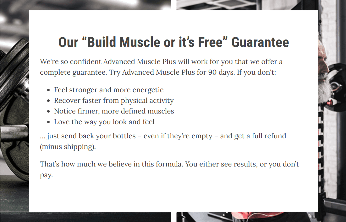 Money back 